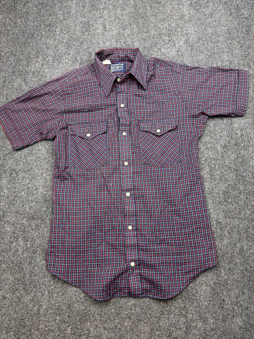 Vintage DeeCee Rangers Pearl Snap Western Shirt Size Small